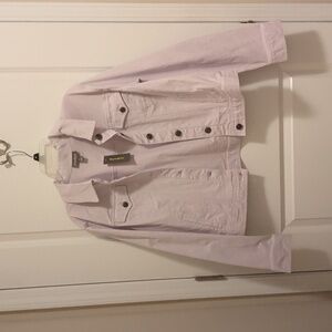 Lavender Button-Up Jacket - Light Lavender. Size Large And New With Tags